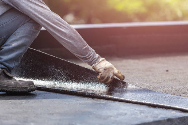 Professional Basement Waterproofing technician working in Grabill, IN
